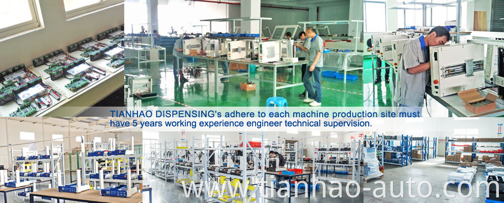 circular products automatic robot glue dispenser for Auto dispensing circular line